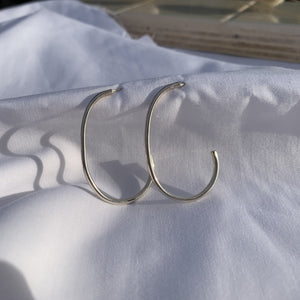 Pear Drop Hoops